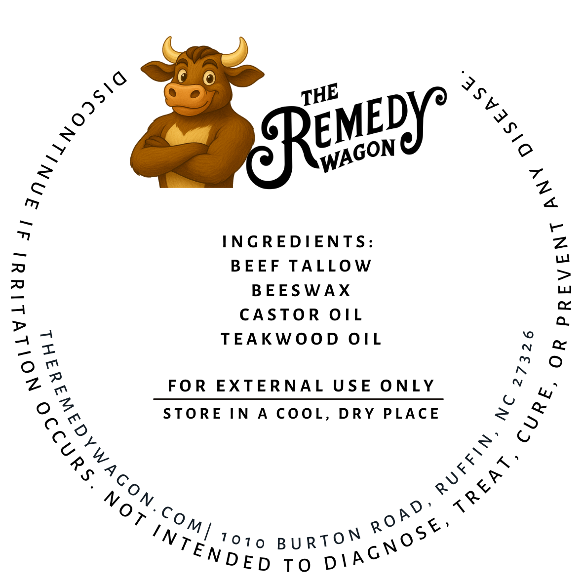 Carpenter’s Haven ingredients label