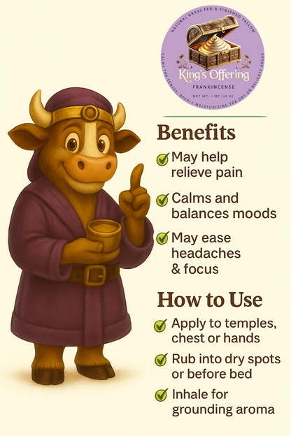 King’s Offering – Frankincense Tallow Balm for Radiant Skin
