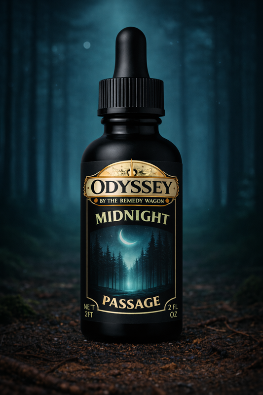 Midnight Passage – Odyssey Beard Elixir (Non-Toxic Beard Oil with Frankincense, Myrrh & Cedar - 2 oz)