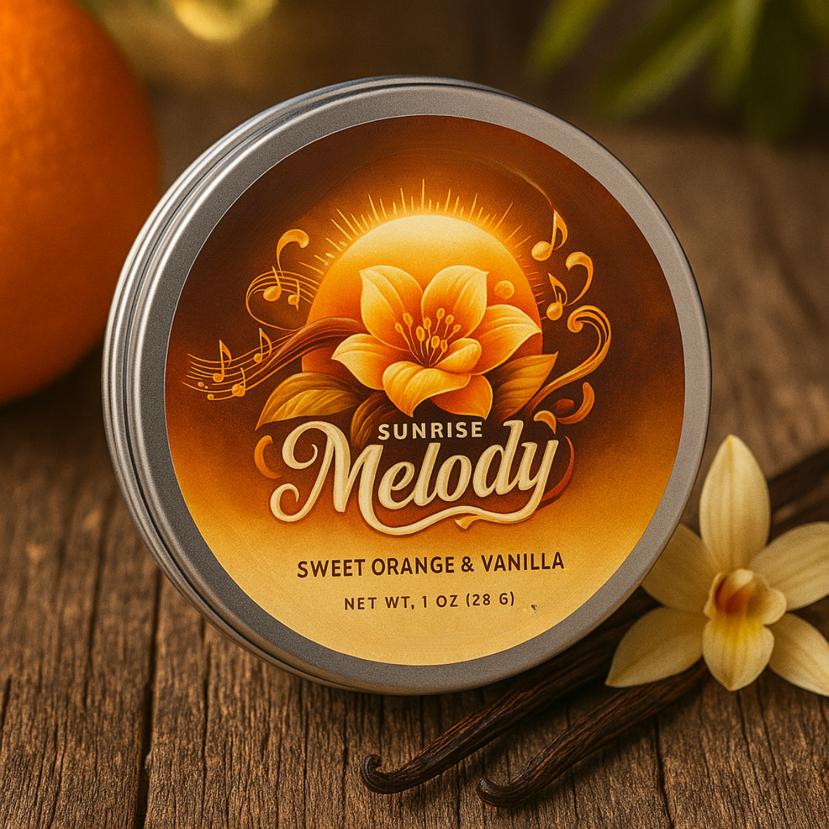 Sunrise Melody uplifting tallow balm jar