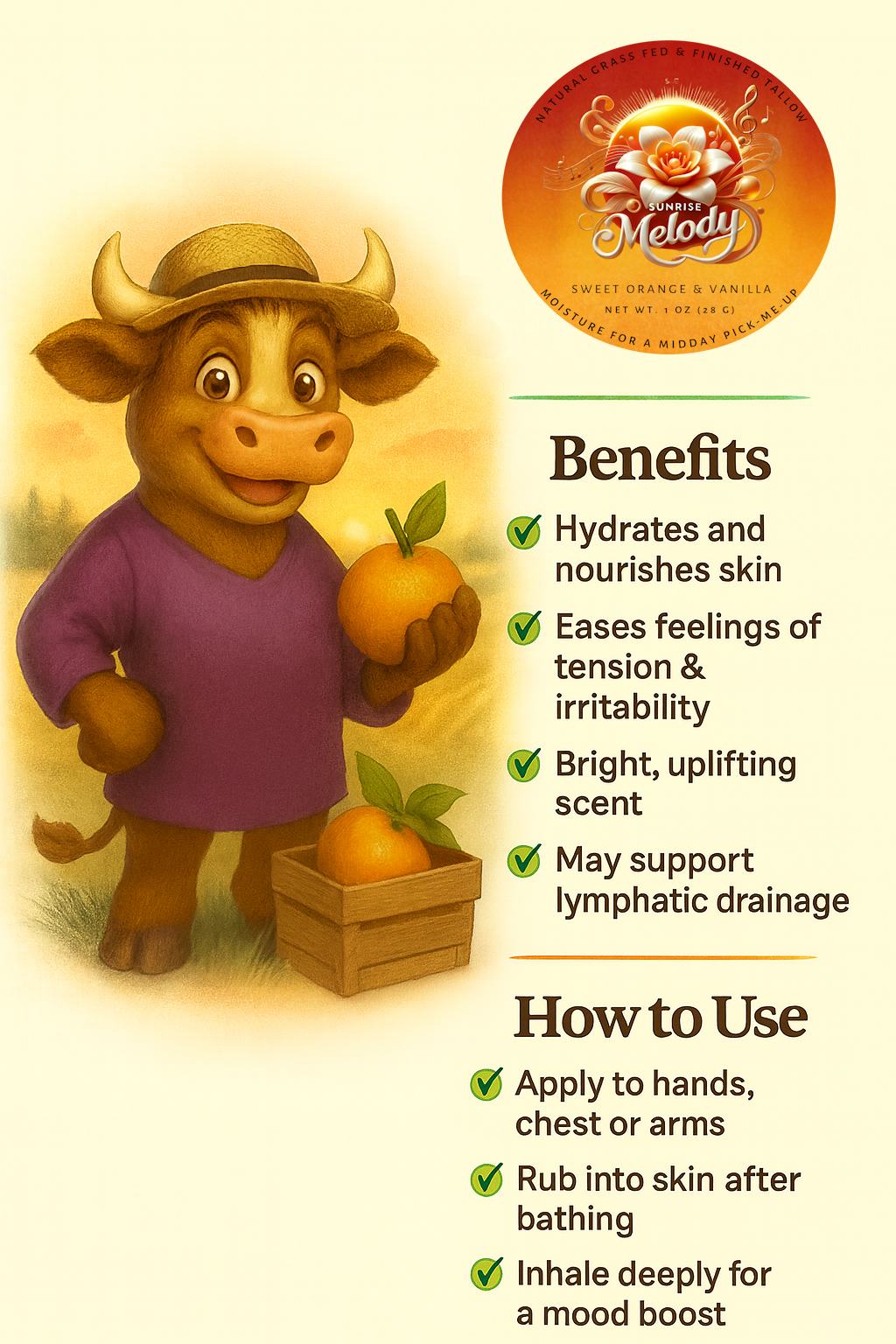 Sunrise Melody balm texture view