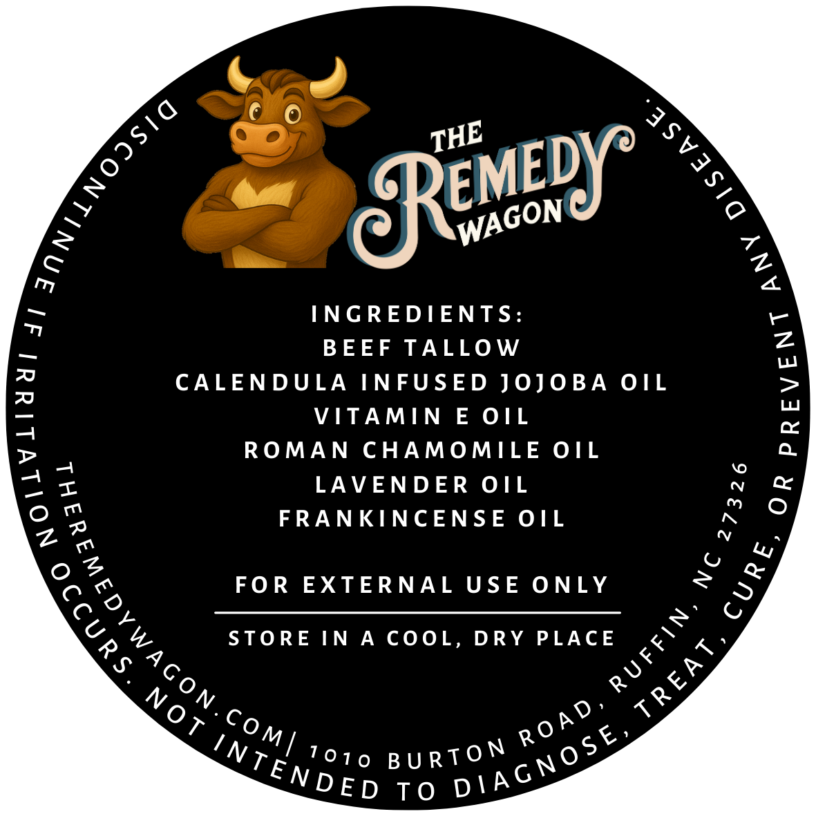 Heavy Metal – Calming Tallow Balm for Dry & Sensitive Skin