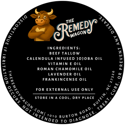 Heavy Metal – Calming Tallow Balm for Dry & Sensitive Skin