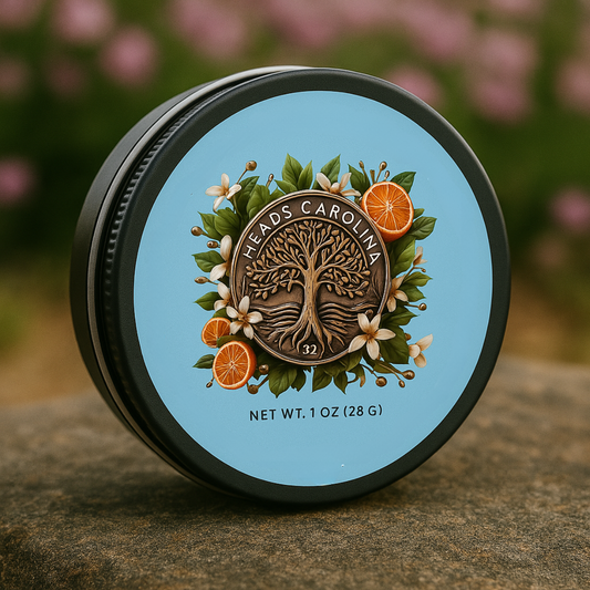 Heads Carolina cedarwood jasmine balm jar