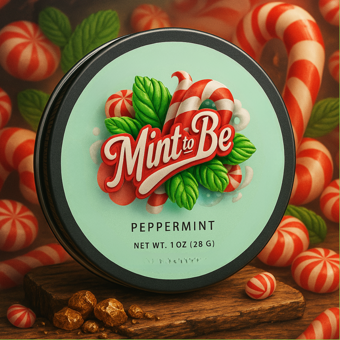 Mint to Be peppermint tallow balm jar