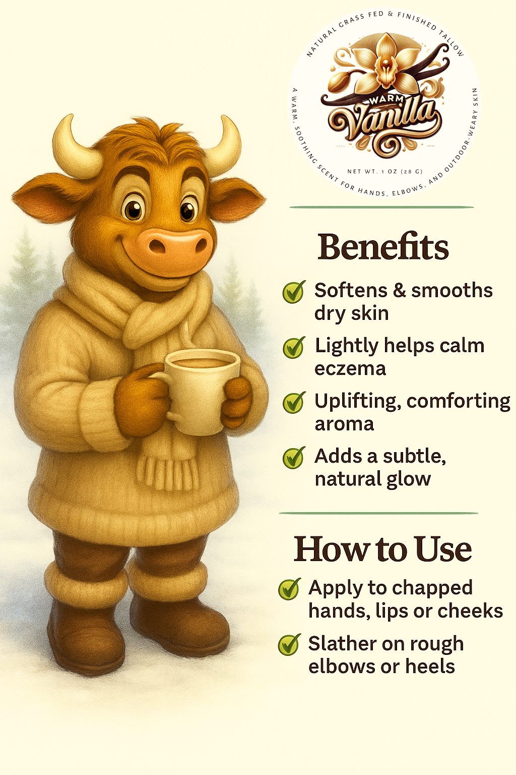 Warm Vanilla balm open jar texture